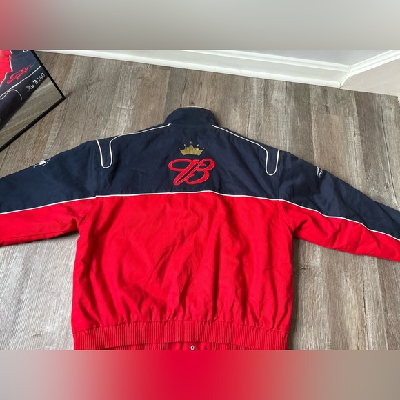 VTG Dale Earnhardt Jr #8 Jacket Budweiser Nascar Winners Circle Red Size M L - Picture 13 of 16